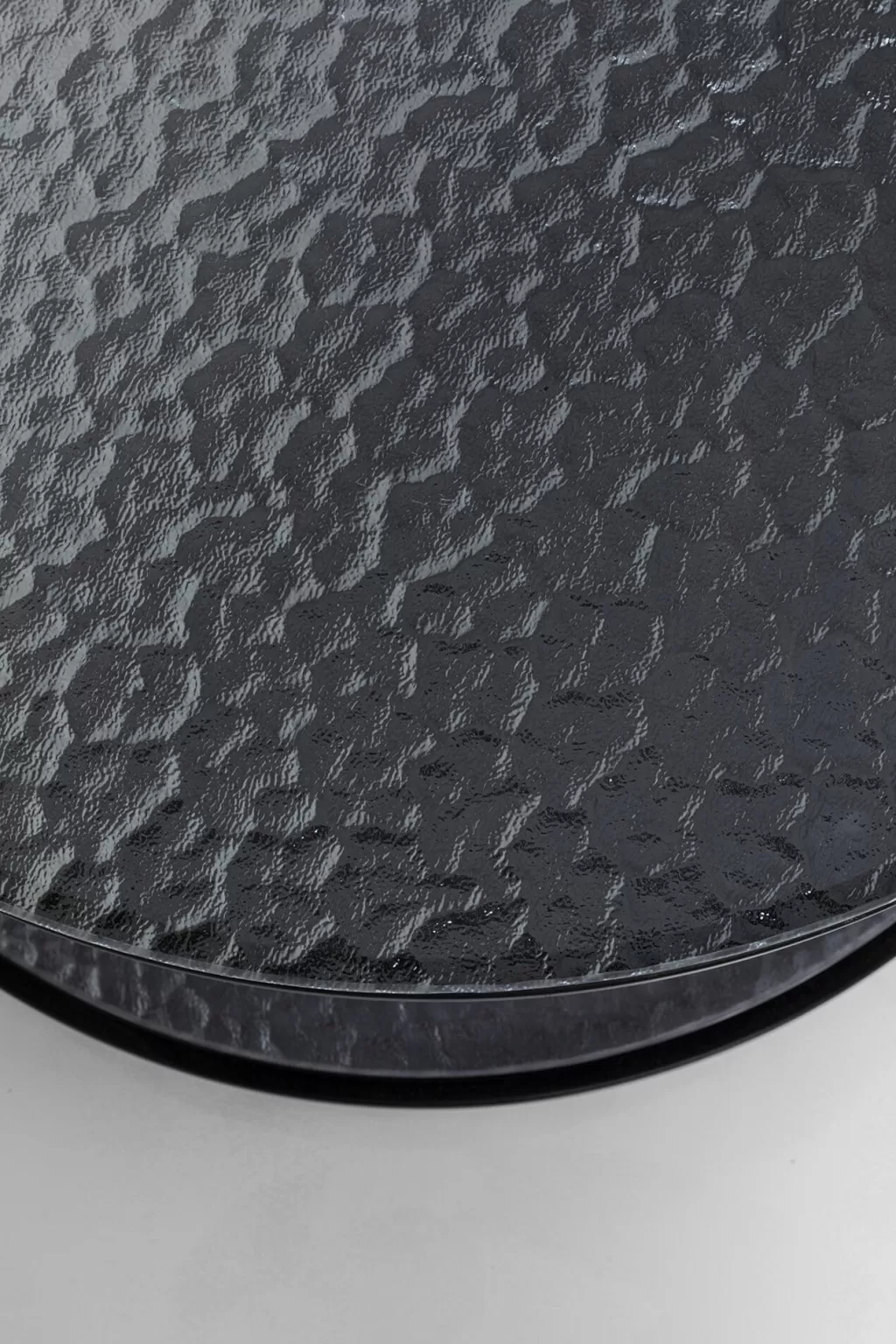 Table basse design double bulle en métal noir - Lot de 2 pièces KARE-Design