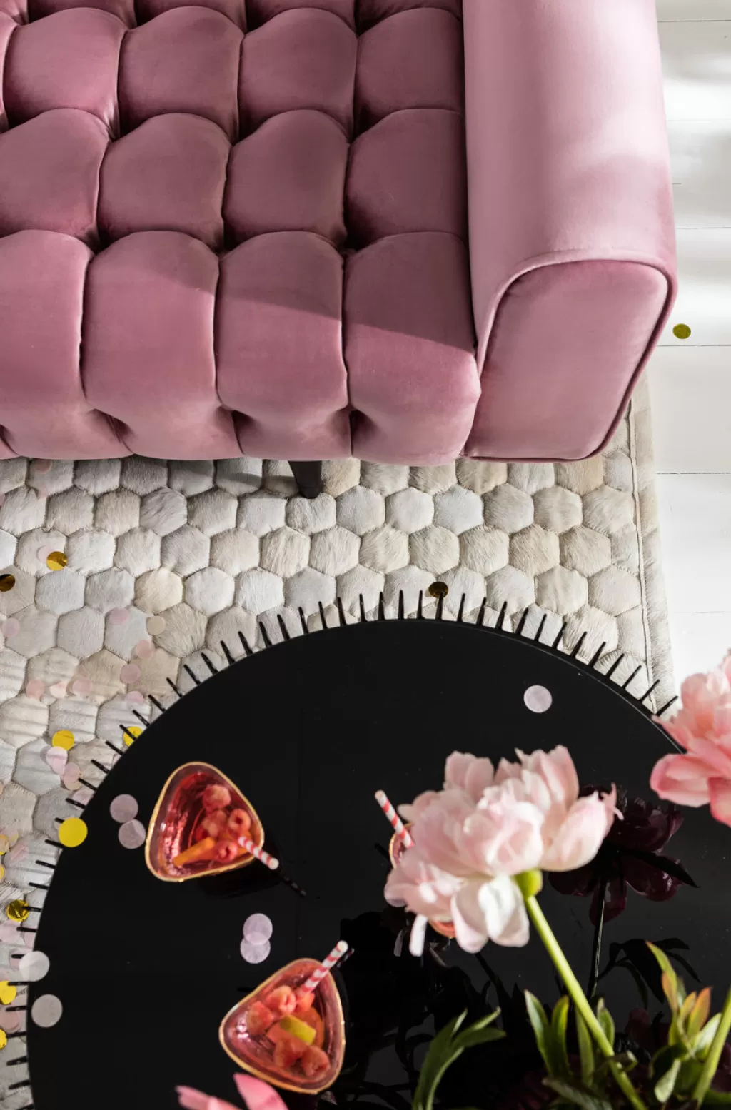 Table Basse Design Fil Métallique Noir par KARE - Lot de 2 Pièces pour Salon Contemporain